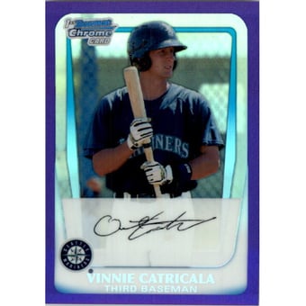 2011 Bowman Chrome Prospects Purple Refractors #BCP23 Vinnie Catricala