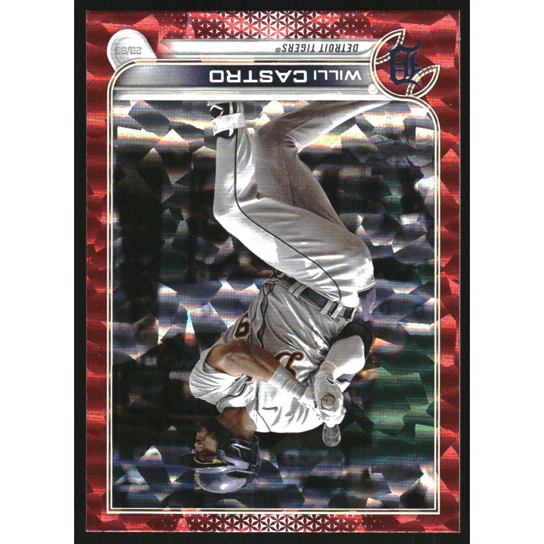 2022 Topps Red Foilboard #191 Willi Castro. rookie card picture