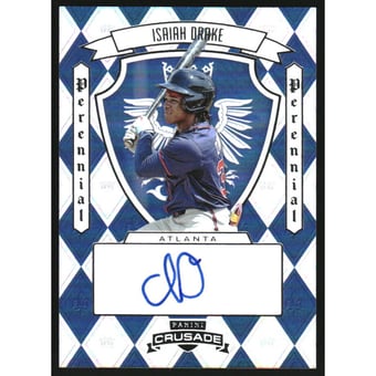 2025 Panini Crusade Perennial Prospect Signatures #27 Isaiah Drake