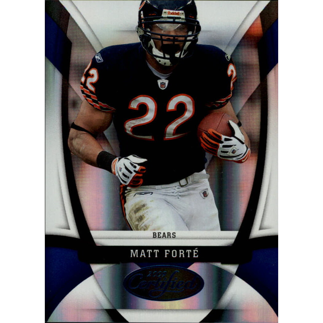 2009 Certified Mirror Blue #25 Matt Forte