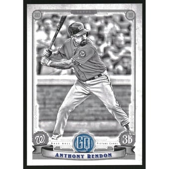 2019 Topps Gypsy Queen Black and White #234 Anthony Rendon