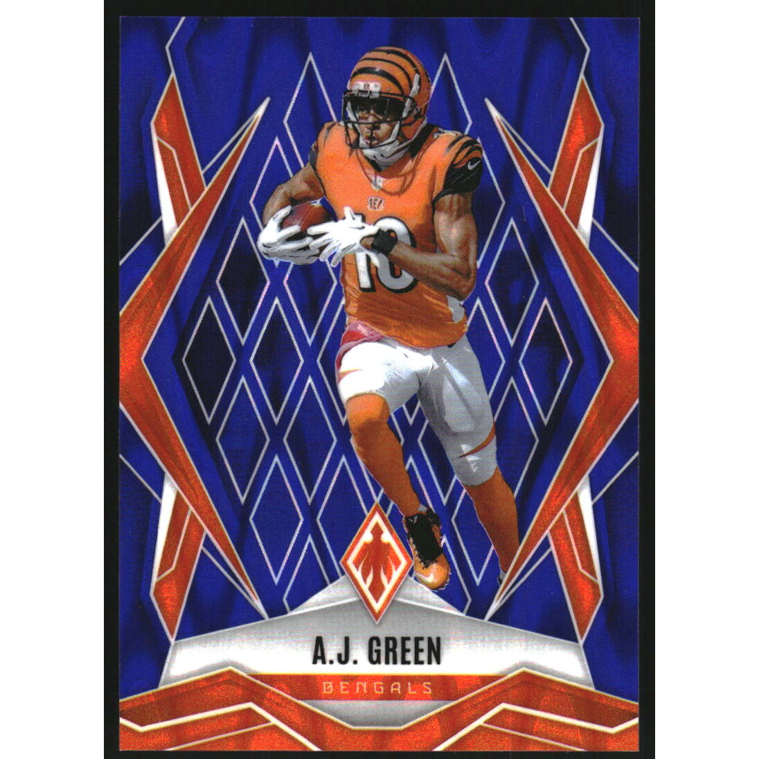 2025 Panini Phoenix Blue Seismic #100 A.J. Green