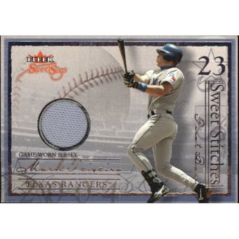 2004 Fleer Sweet Sigs Sweet Stitches Jersey Silver #MT1 Mark Teixeira/158