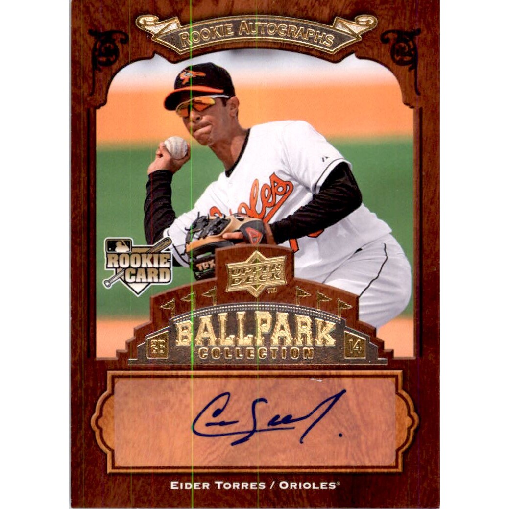 2008 Upper Deck Ballpark Collection #114 Eider Torres AU (RC) 2008 Upper Deck Ballpark Collection #114 Eider Torres AU (RC)