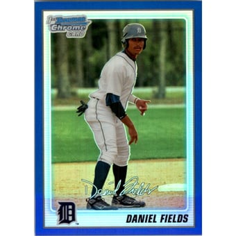 2010 Bowman Chrome Prospects Blue Refractors #BCP218A Daniel Fields