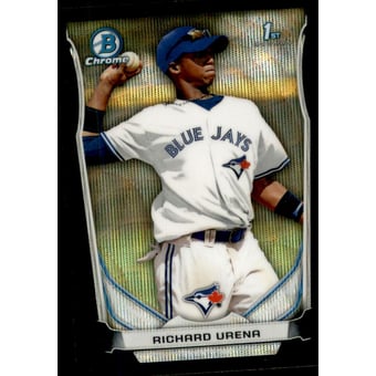 2014 Bowman Chrome Prospects Series 2 Black Wave Refractors #BCP10 Richard Urena