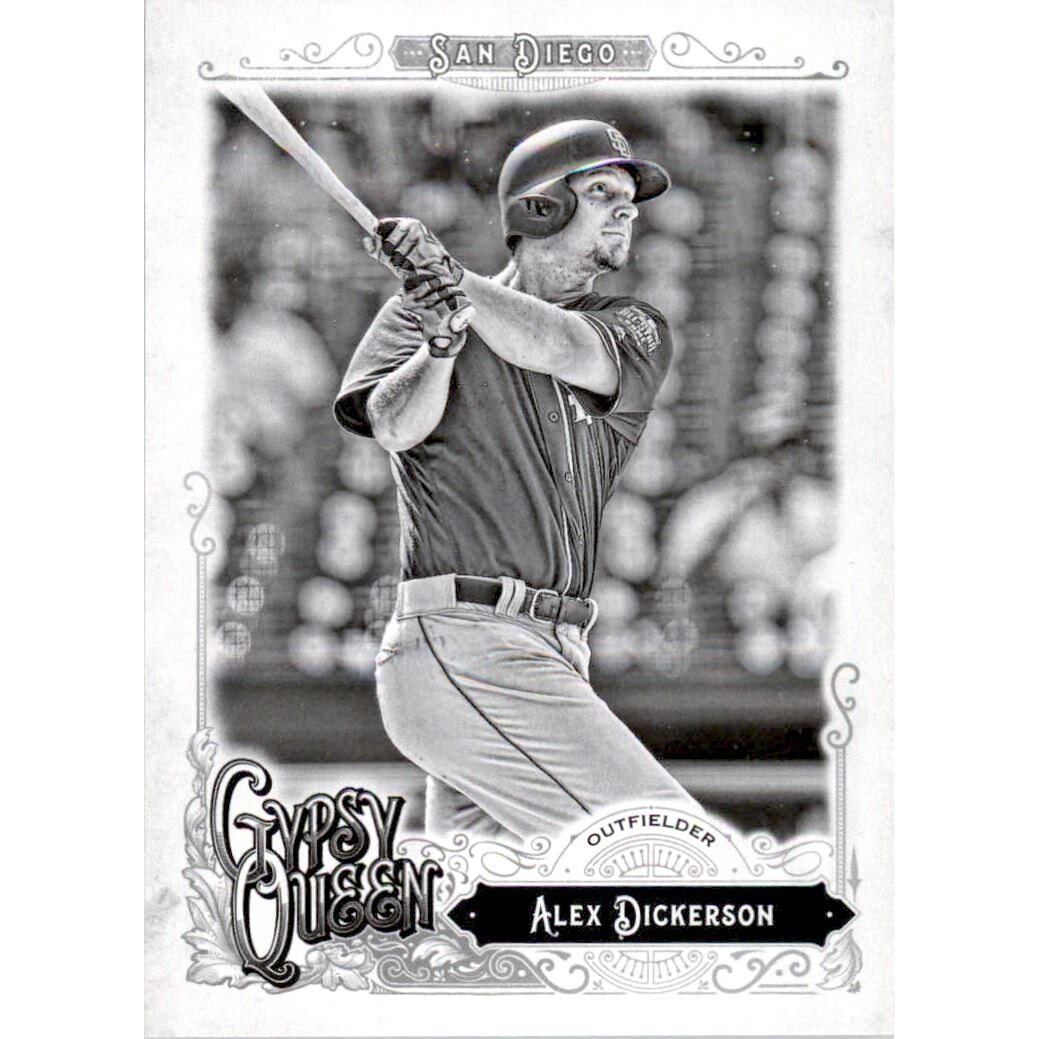2017 Topps Gypsy Queen Black and White #205 Alex Dickerson. rookie card picture