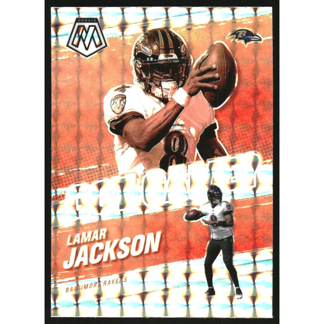 2021 Panini Mosaic Got Game Mosaic #4 Lamar Jackson
