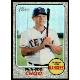 2017 Topps Heritage Chrome Refractors #THC717 Shin-Soo Choo