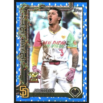 2025 Topps Holiday Metallic Blue Lights #H30 Jackson Merrill