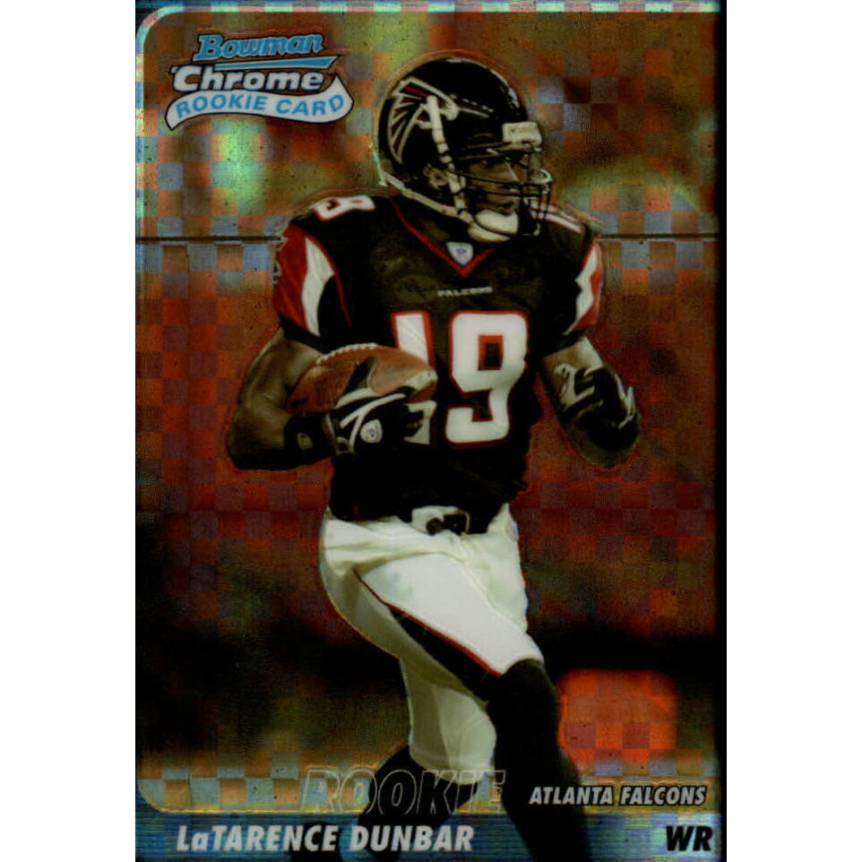 2003 Bowman Chrome Xfractors #198 LaTarence Dunbar. rookie card picture