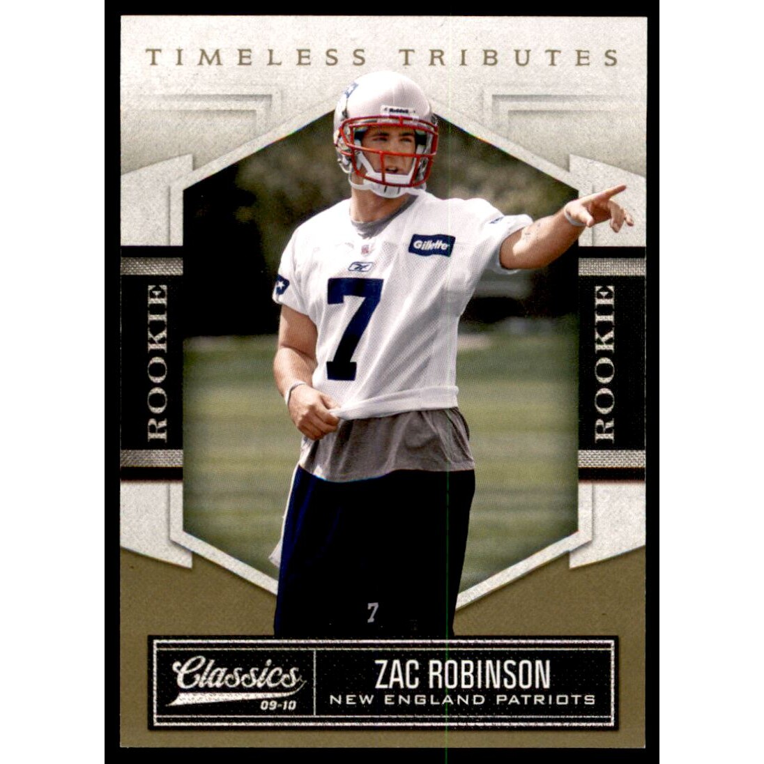 2010 Classics Timeless Tributes Gold #200 Zac Robinson