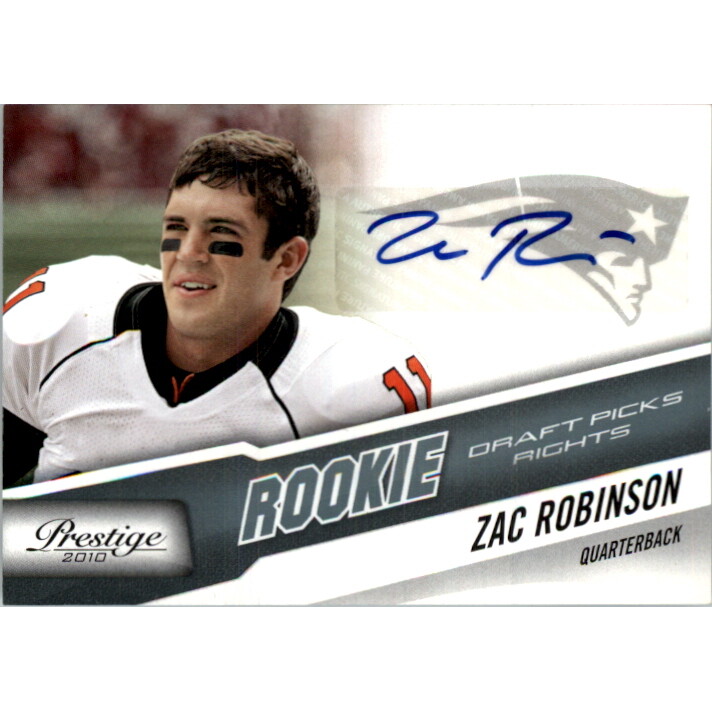 2010 Prestige Draft Picks Rights Autographs #300 Zac Robinson/799