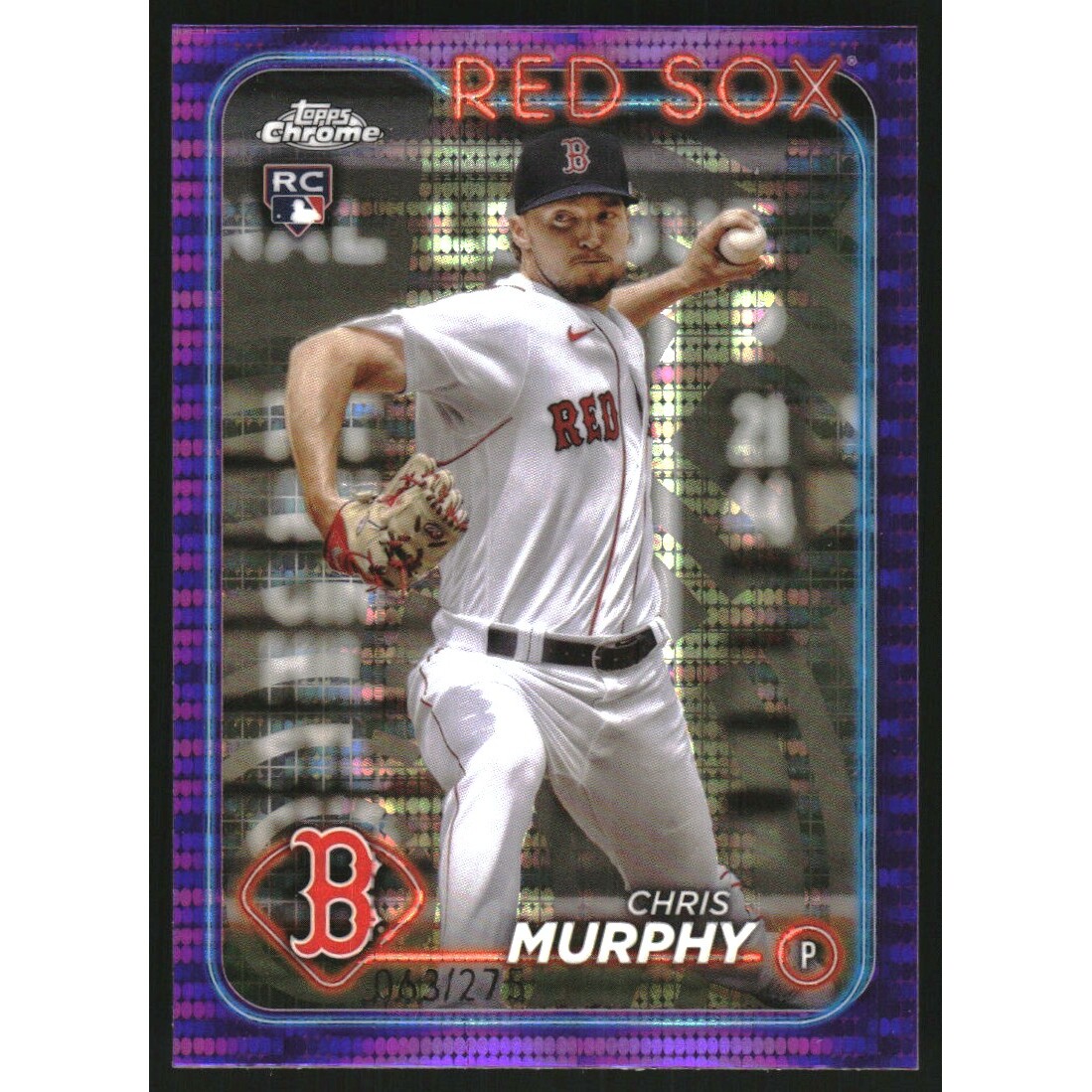 2024 Topps Chrome Purple Sonar Refractors #47 Chris Murphy. rookie card picture