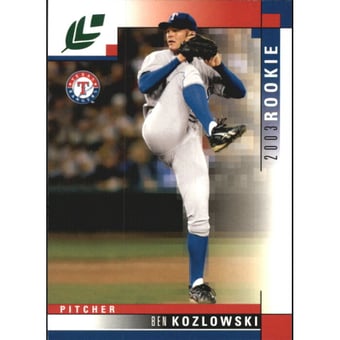 2003 Leaf Green #320 Ben Kozlowski ROO