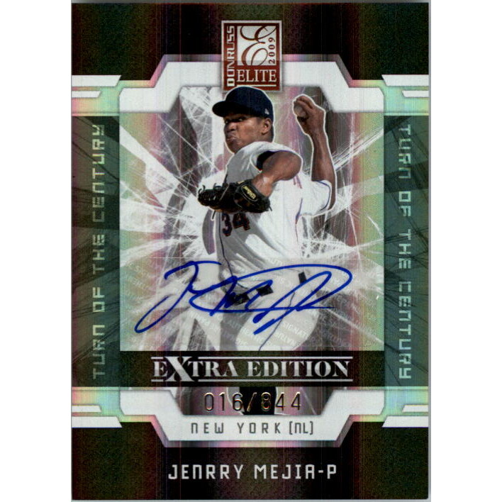 2009 Donruss Elite Extra Edition Signature Turn of the Century #48 Jenrry Mejia AU/844 2009 Donruss Elite Extra Edition Signature Turn of the Century #48 Jenrry Mejia AU/844