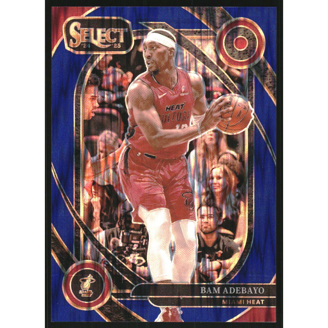 2024-25 Select Blue Flash Prizms #221 Bam Adebayo
