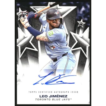 2025 Topps Baseball Stars Autographs #BSALEO Leo Jimenez