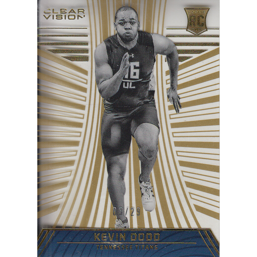 2016 Panini Clear Vision Gold #108 Kevin Dodd L1. rookie card picture