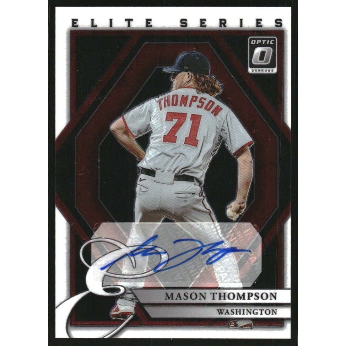 2022 Donruss Optic The Elite Series Signatures #10 Mason Thompson. rookie card picture