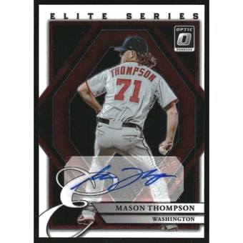 2022 Donruss Optic The Elite Series Signatures #10 Mason Thompson