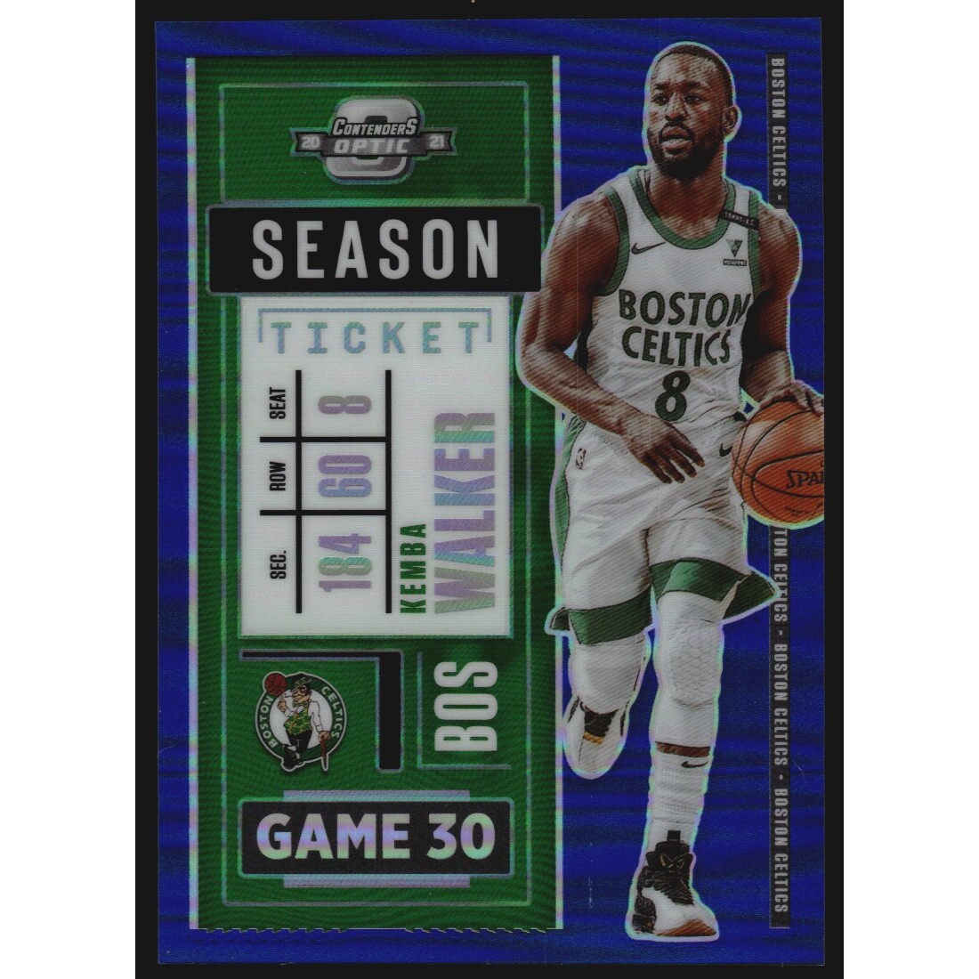 2020-21 Panini Contenders Optic Blue #76 Kemba Walker
