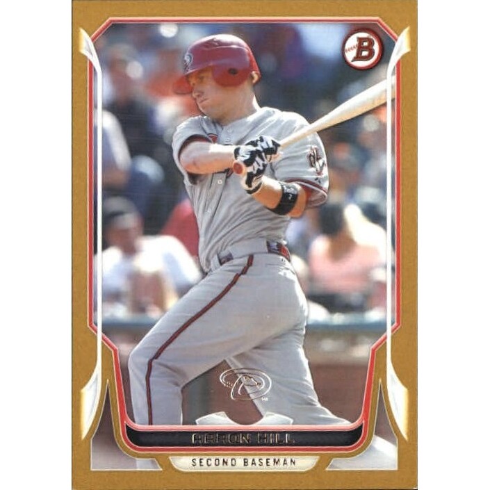 2014 Bowman Gold #109 Aaron Hill 2014 Bowman Gold #109 Aaron Hill