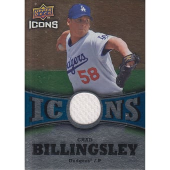 2009 Upper Deck Icons Icons Jerseys #CB Chad Billingsley