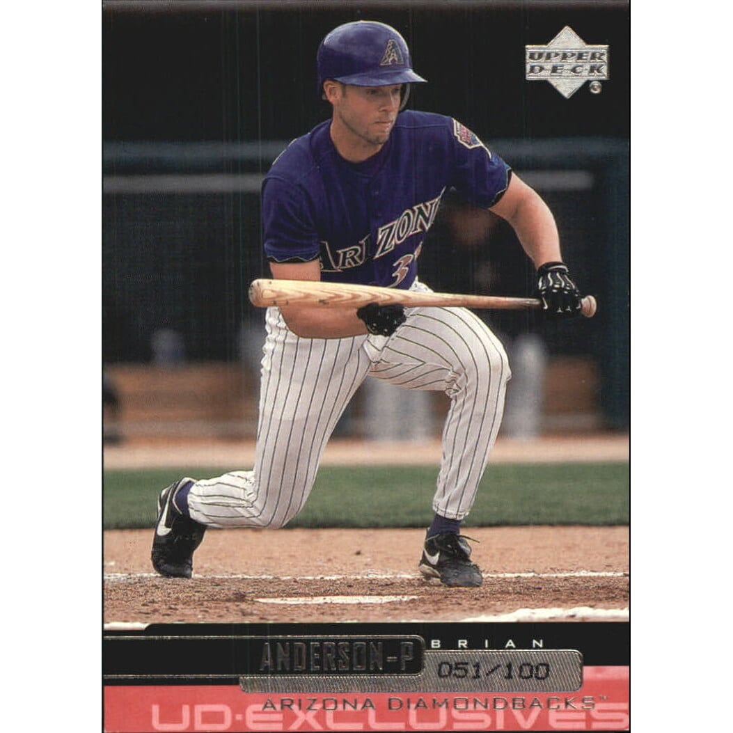 2000 Upper Deck Exclusives Silver #307 Brian Anderson. rookie card picture