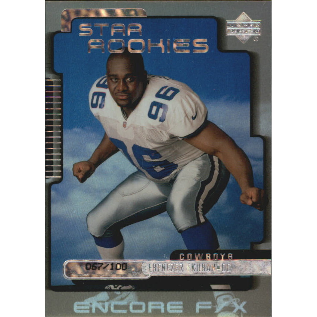 1999 Upper Deck Encore F/X #184 Ebenezer Ekuban. rookie card picture
