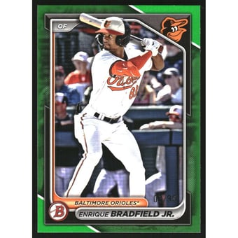 2024 Bowman Draft Green #BD135 Enrique Bradfield Jr.