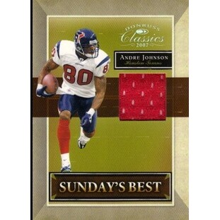2007 Donruss Classics Sunday's Best Jerseys #26 Andre Johnson