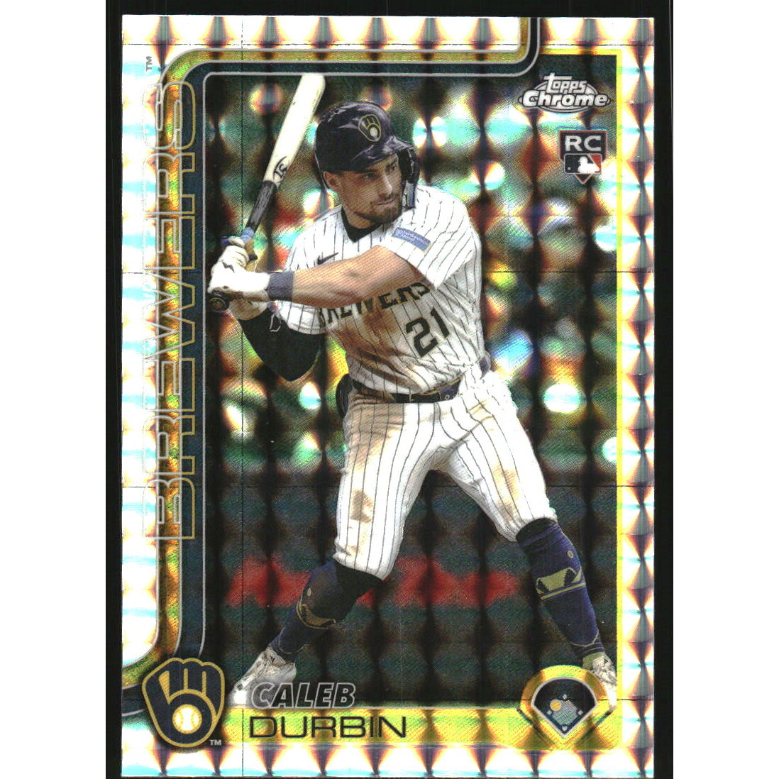 2025 Topps Chrome Update Geometric Refractors #USC82 Caleb Durbin