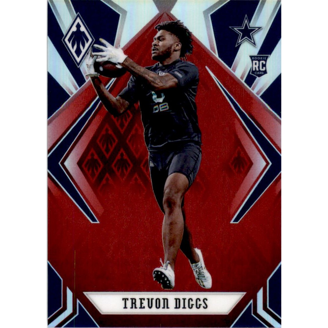 2020 Panini Phoenix Red #165 Trevon Diggs. rookie card picture