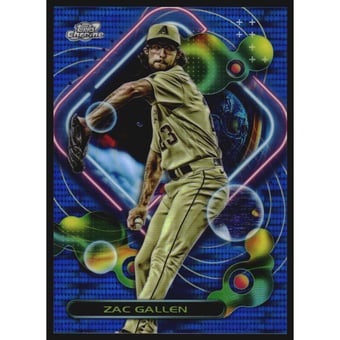 2023 Topps Cosmic Chrome Blue Moon Refractors #181 Zac Gallen