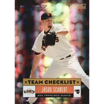 2005 Donruss Stat Line Season #395 Jason Schmidt TC/91