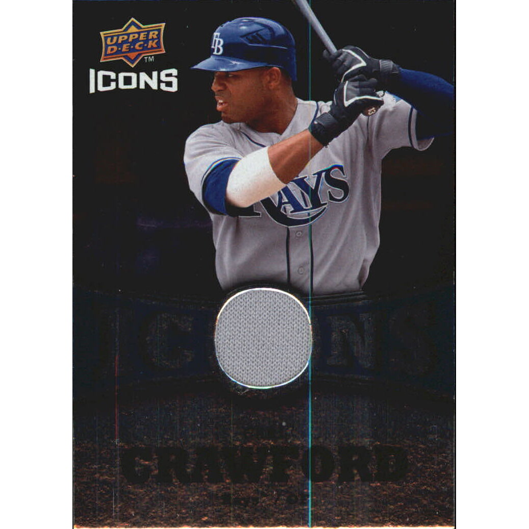 2009 Upper Deck Icons Icons Jerseys #CR Carl Crawford