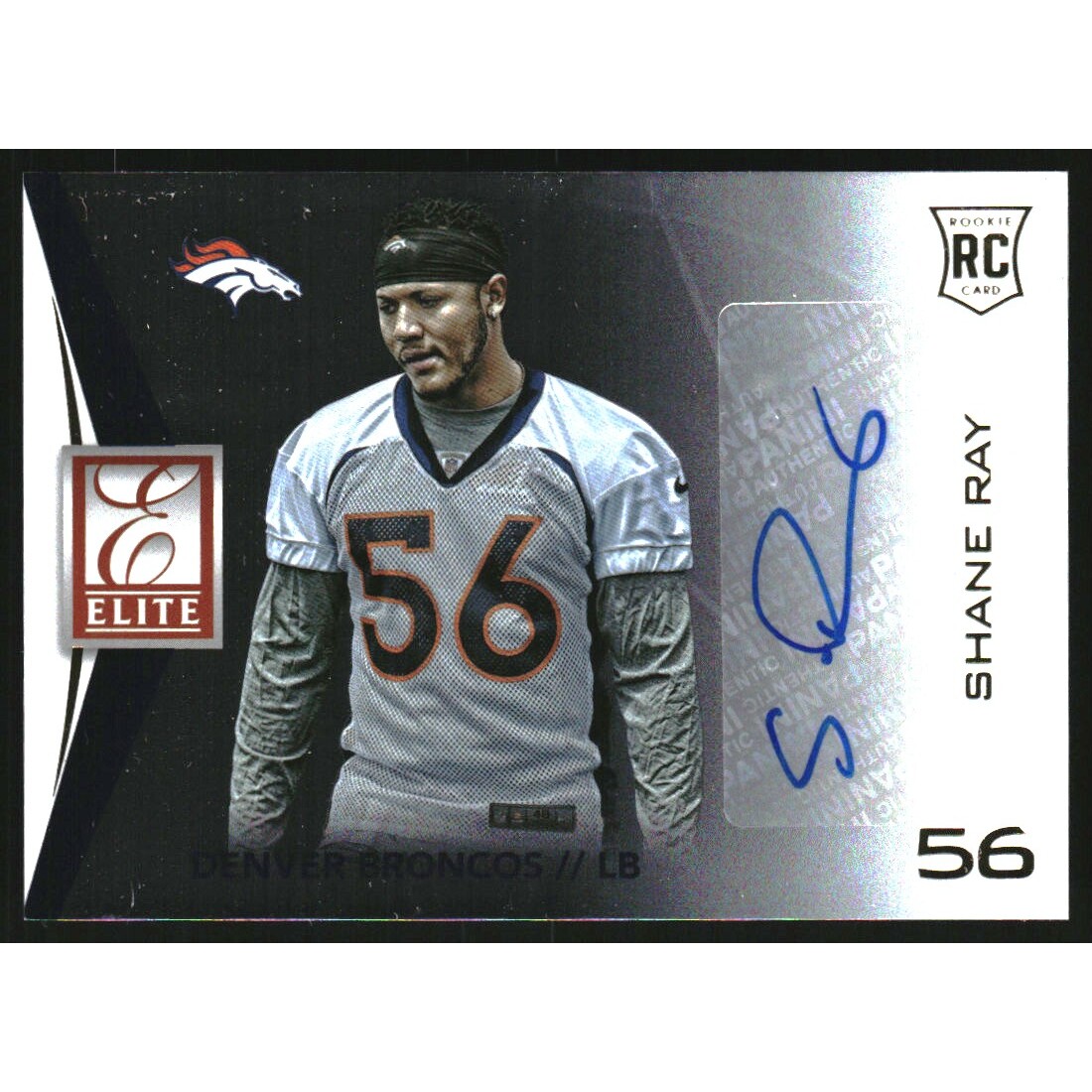 2015 Donruss Elite Inserts Rookie Signatures #ERSSR Shane Ray. rookie card picture