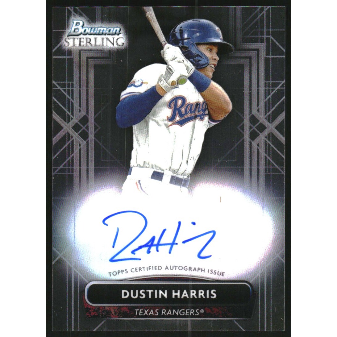 2022 Bowman Sterling Prospect Autographs #PADH Dustin Harris
