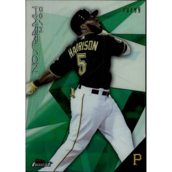 2015 Finest Green Refractors #30 Jason Heyward