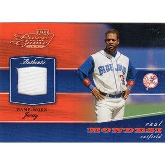 2002 Playoff Piece of the Game Materials Bronze #69 Raul Mondesi Jsy