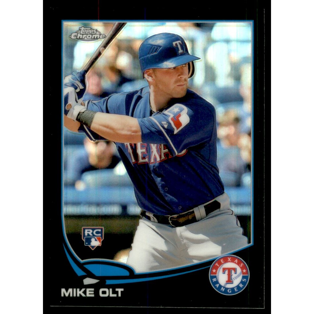 2013 Topps Chrome Black Refractors #55 Mike Olt. rookie card picture
