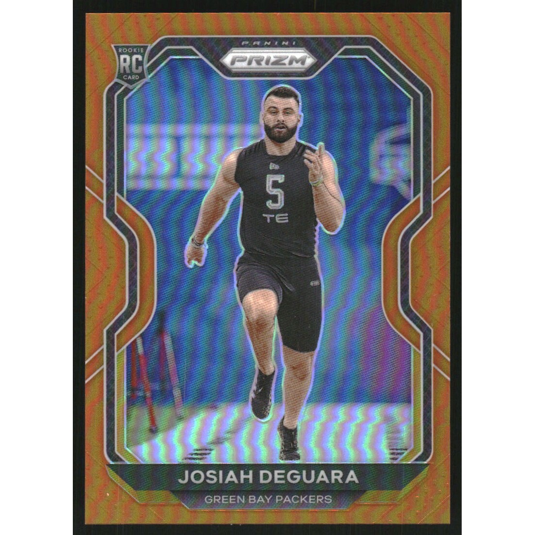 2020 Panini Prizm Prizms Orange #362 Josiah Deguara. rookie card picture