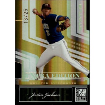 2007 Donruss Elite Extra Edition Status Gold #113 Justin Jackson