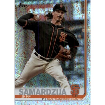 2019 Topps Factory Set Sparkle Foil #574 Jeff Samardzija