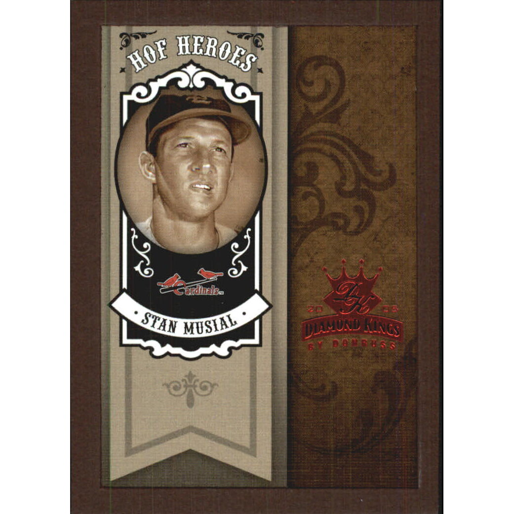 2005 Diamond Kings HOF Heroes Framed Red #HH46 Stan Musial 2005 Diamond Kings HOF Heroes Framed Red #HH46 Stan Musial