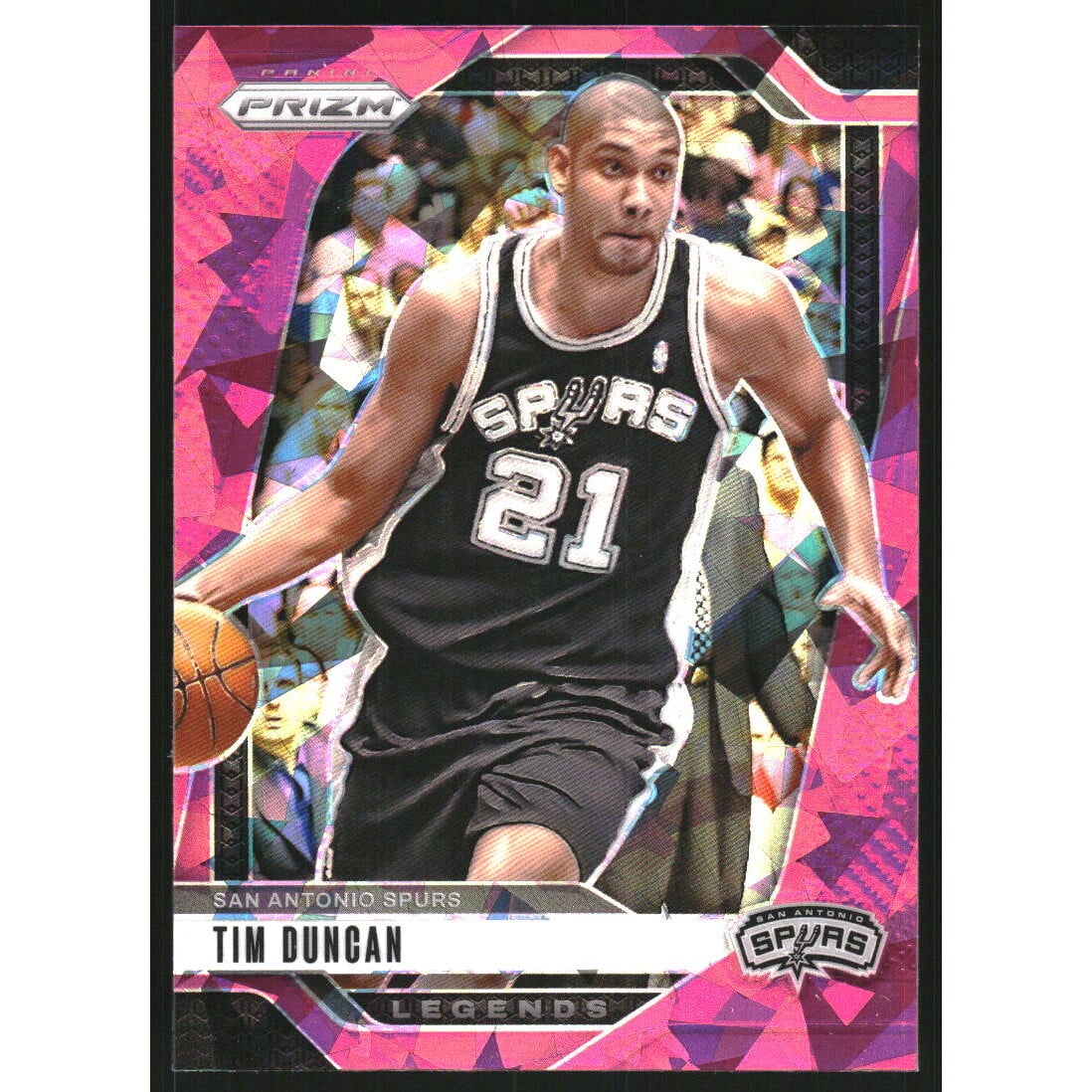 2024-25 Panini Prizm Prizms Pink Ice #297 Tim Duncan. rookie card picture