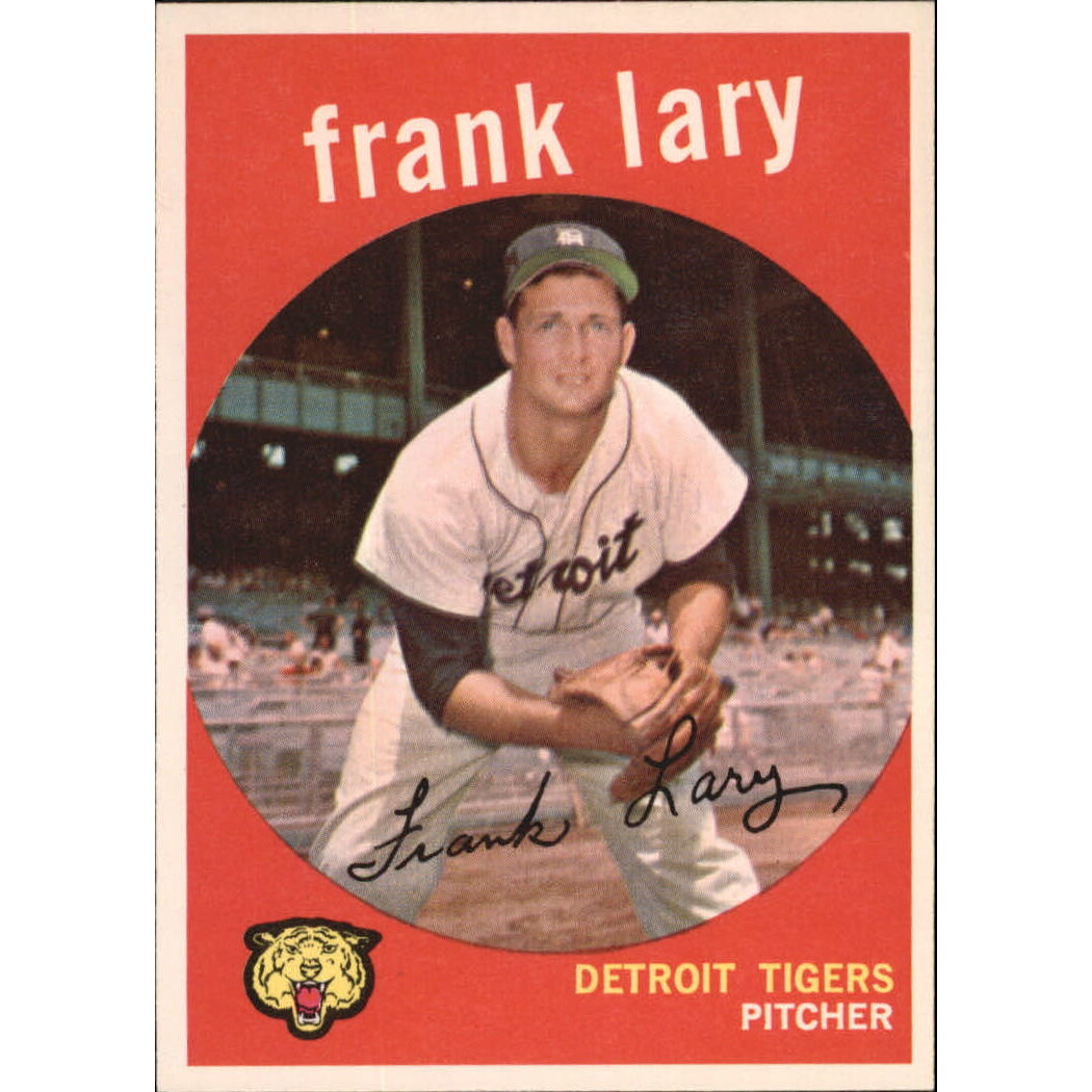 1959 Topps #393 Frank Lary. rookie card picture