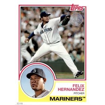 2018 Topps 5x7 '83 Topps #8361 Felix Hernandez