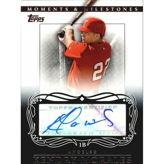2007 Topps Moments and Milestones Milestone Autographs #KM Kendry Morales B